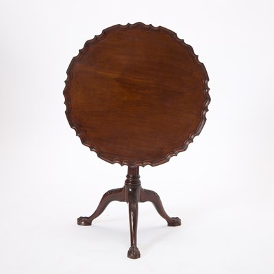 Lot 146 - George III Mahogany Tilt Top Tea Table