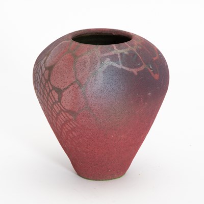 Lot 387 - Painted Ceramic Vase