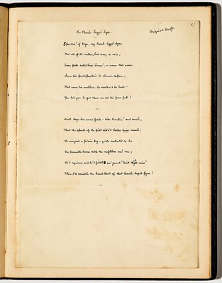 Lot 88 - Three Original Manuscripts by Eugene Field