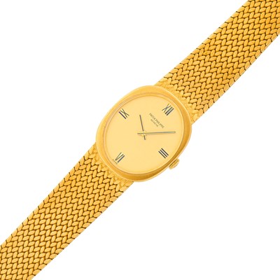 Lot 134 - Patek Philippe Gold 'Ellipse' Wristwatch, Ref. 3584/1