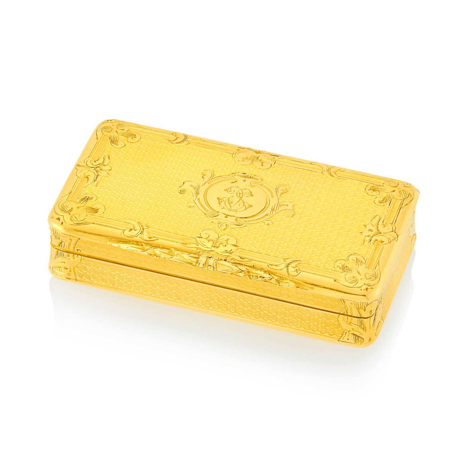 Lot 82 - Antique Gold Snuff Box, France