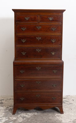 Lot 34 - Georgian Style Tall Boy