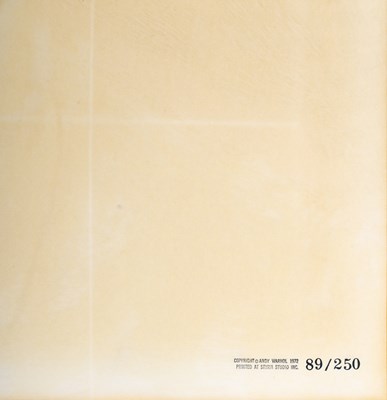 Lot 33 - Andy Warhol (1928-1987)