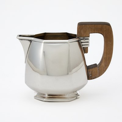 Lot 205 - Jean E. Puiforcat Silver Tea and Coffee Service