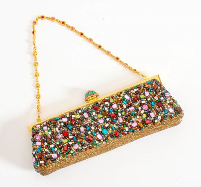 Lot 280 - Multicolor Beaded Larisa Barrera Clutch