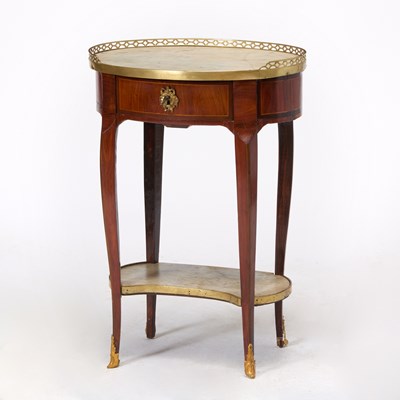 Lot 262 - Louis XV Marble Top Table Ambulante
