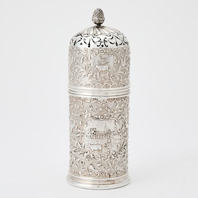Lot 175 - Dutch Sterling Silver Sugar Caster