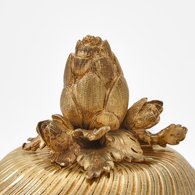 Lot 208 - Puiforcat Silver Gilt Covered Ecuelle and Tray