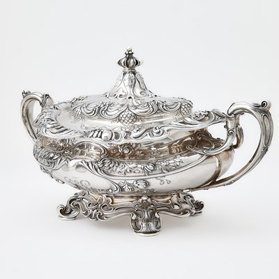 Lot 231 - Gorham Sterling Silver Covered Soup Tureen