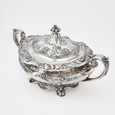 Lot 231 - Gorham Sterling Silver Covered Soup Tureen