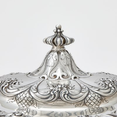Lot 231 - Gorham Sterling Silver Covered Soup Tureen
