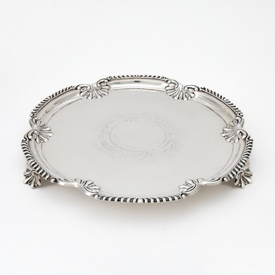 Lot 127 - Victorian Sterling Silver Salver