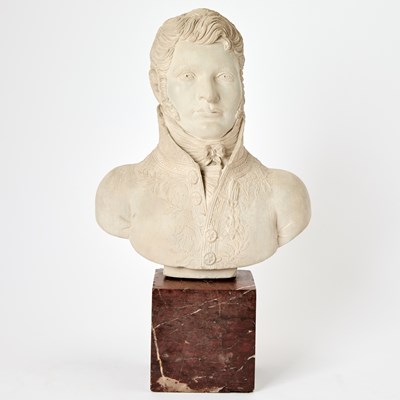 Lot 491 - Continental Carved Stone Bust of a Jérôme Napoléon Bonaparte
