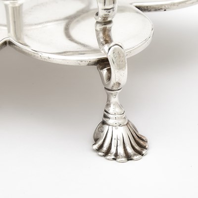 Lot 92 - George II Sterling Silver Cruet Frame