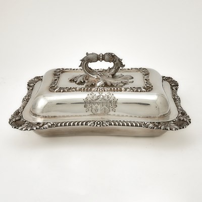 Lot 103 - William IV Sterling Silver Covered Entree Dish