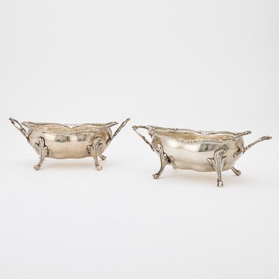 Lot 93 - Pair of George III Sterling Silver Sauce Tureens