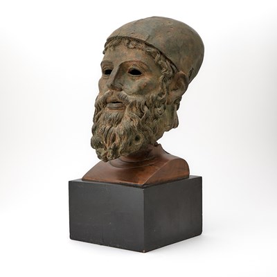 Lot 524 - Bronze head, known as the Artemision Bronze