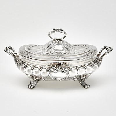 Lot 222 - Gorham Sterling Silver Covered Vegetable Dish