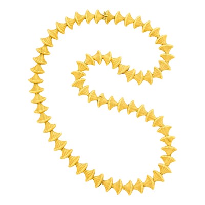 Lot 20 - Long Gold Link Necklace