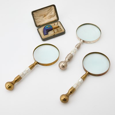 Lot 156 - Group of Three Magnifying Glasses