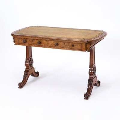 Lot 142 - Early Victorian Walnut Writing Desk