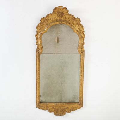 Lot 161 - North European Baroque Gilt Gesso Mirror