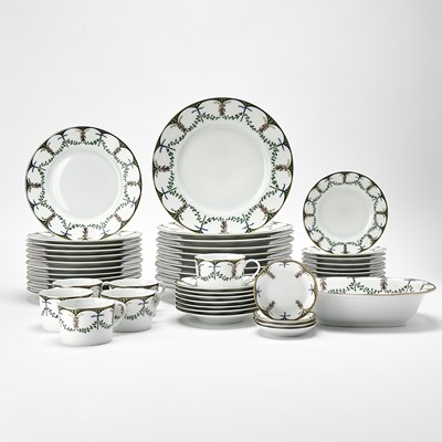 Lot 164 - Raynaud & Co. Limoges Porcelain Festivities Pattern Table Service
