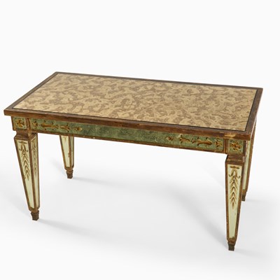 Lot 282 - Venetian Eglomise Mirrored Low Table