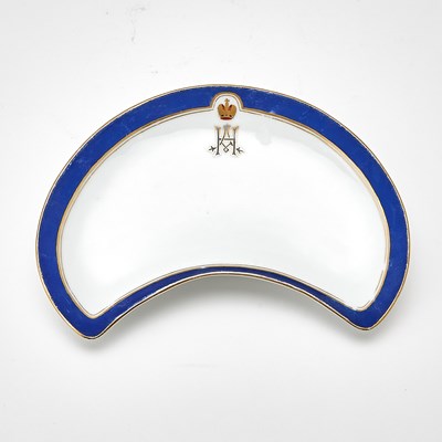 Lot 98 - Russian Porcelain Plate From Tsarevich Nicholas Alexandrovich Service