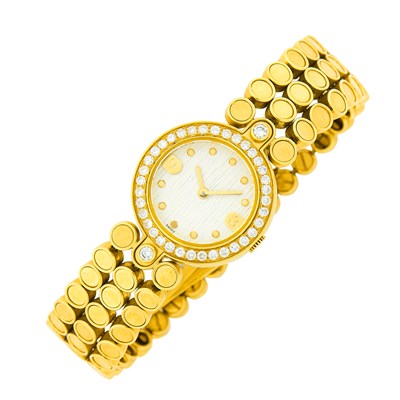 Lot 111 - Harry Winston Gold and Diamond 'Boutique Editions' Wristwatch