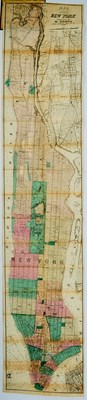 Lot 264 - Two Dripps' maps of New York City, published consecutively in 1868 and 1869