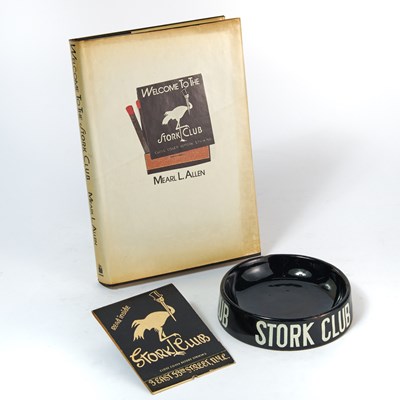 Lot 300 - An ashtray and matchbook from New York City's famed Stork Club