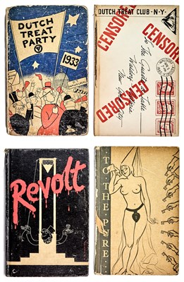 Lot 296 - Four humorous, illustrated yearbooks from the Dutch Treat Club