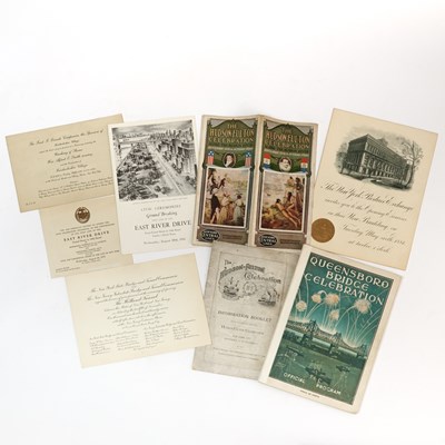 Lot 289 - A collection of invites to important New York City celebrations and openings