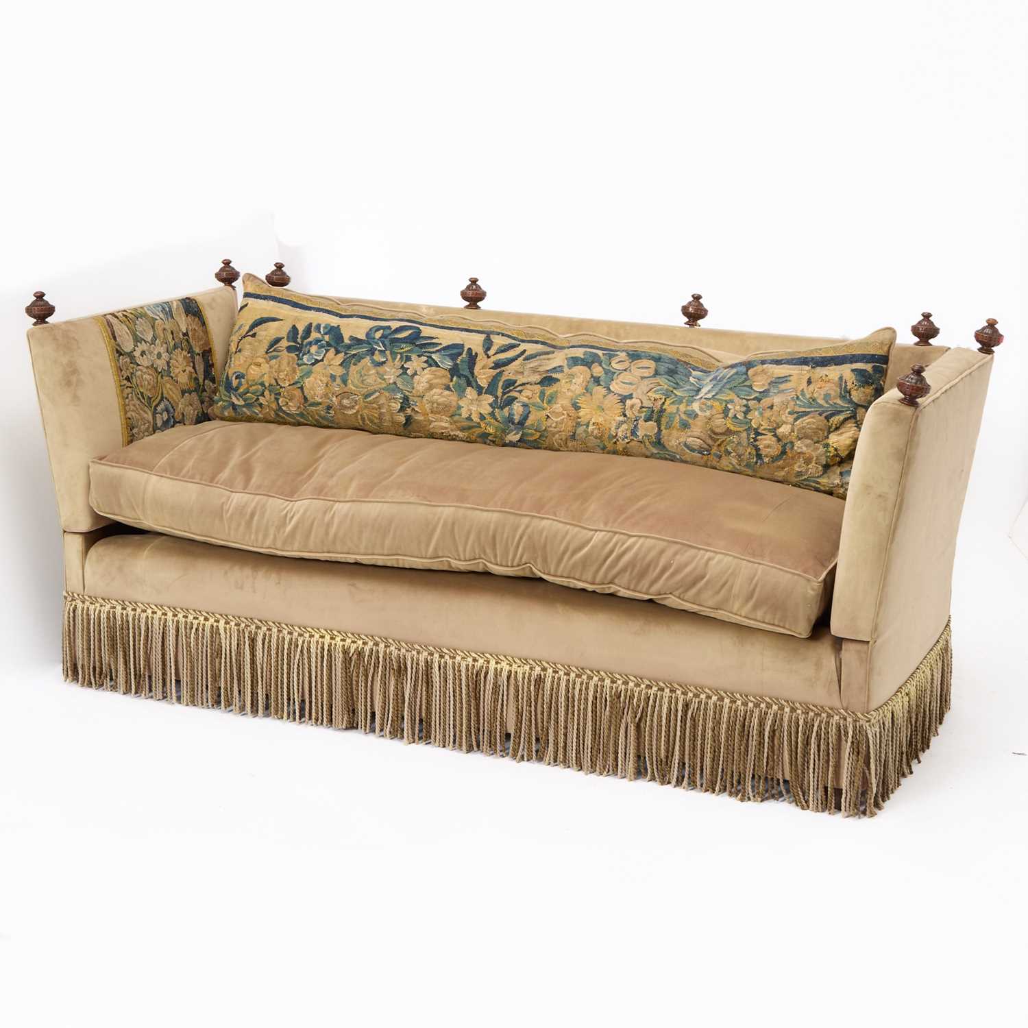 Lot 292 - George Smith Velvet Upholstered Knole Sofa