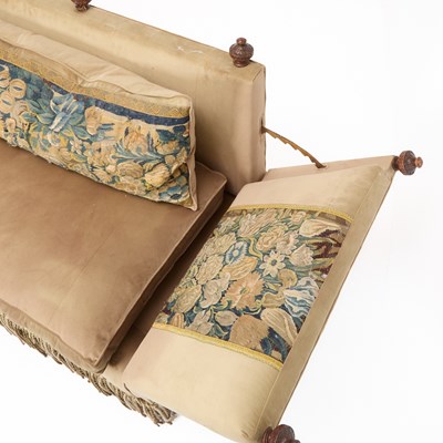 Lot 292 - George Smith Velvet Upholstered Knole Sofa