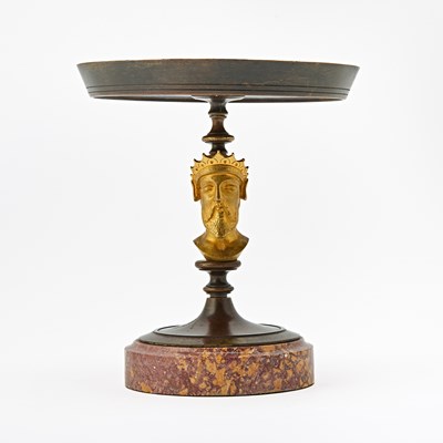 Lot 400 - French Grand Tour Gilt and Patinated Bronze Tazza