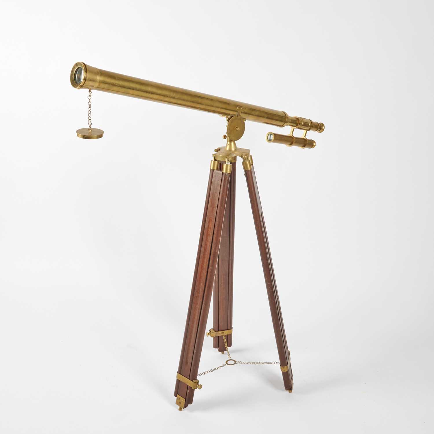 Lot 171 - Brass and Glass Telescope
