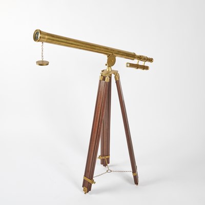 Lot 171 - Brass and Glass Telescope