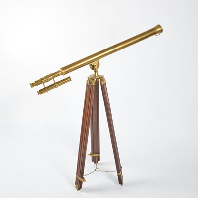 Lot 171 - Brass and Glass Telescope