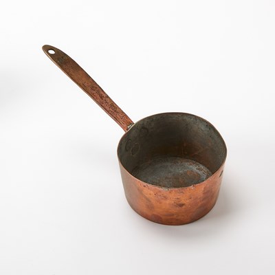 Lot 164 - Collection of Copper Pans and Baking Moulds