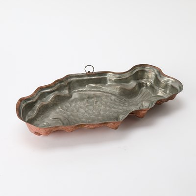 Lot 164 - Collection of Copper Pans and Baking Moulds