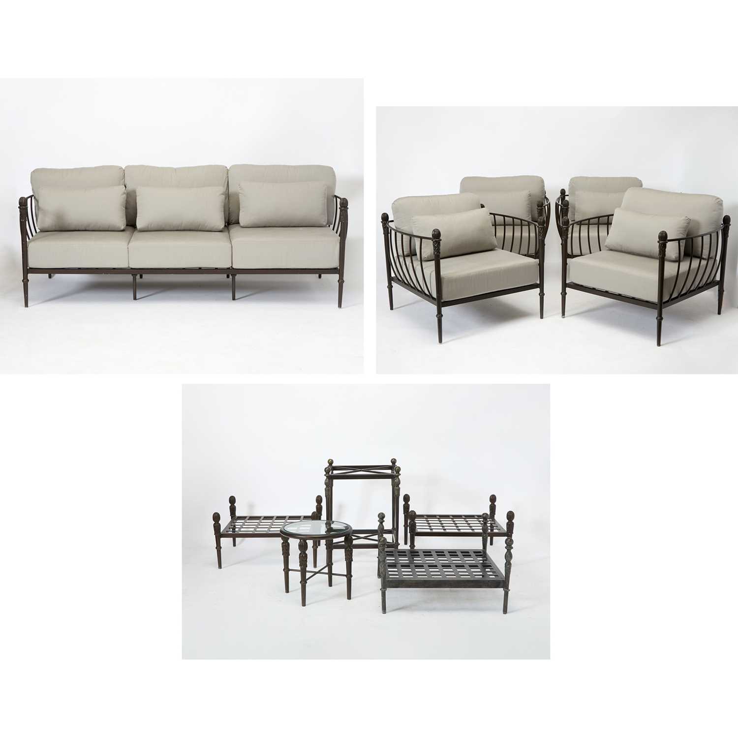 Lot 131 - Group of Metal Outdoor Furniture
