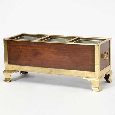 Lot 153 - George II Style Gilt-Metal Mounted Mahogany Planter