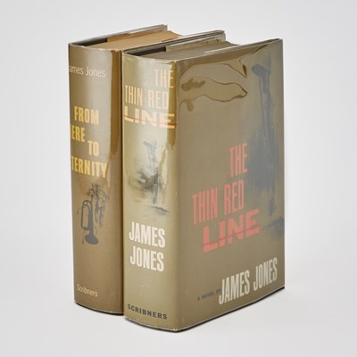 Lot 77 - Fine copies of James Jones's best known war novels, one signed