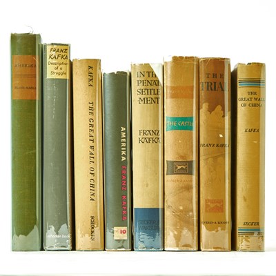 Lot 103 - Eight works in English by Franz Kafka