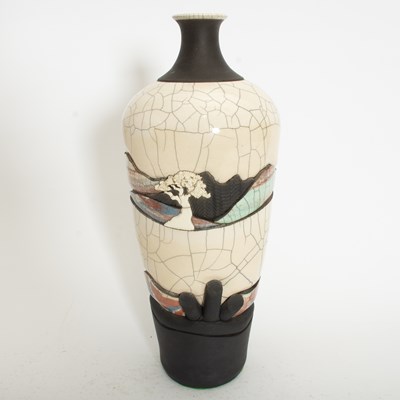 Lot 8 - Raku Pottery Vase