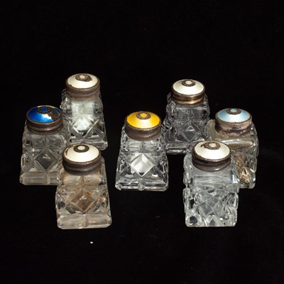 Lot 9 - Group of Seven Glass Shakers