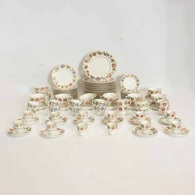 Lot 56 - Royal Worcester Porcelain Dinner Service