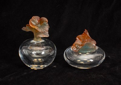 Lot 73 - Two Daum Glass Bottles